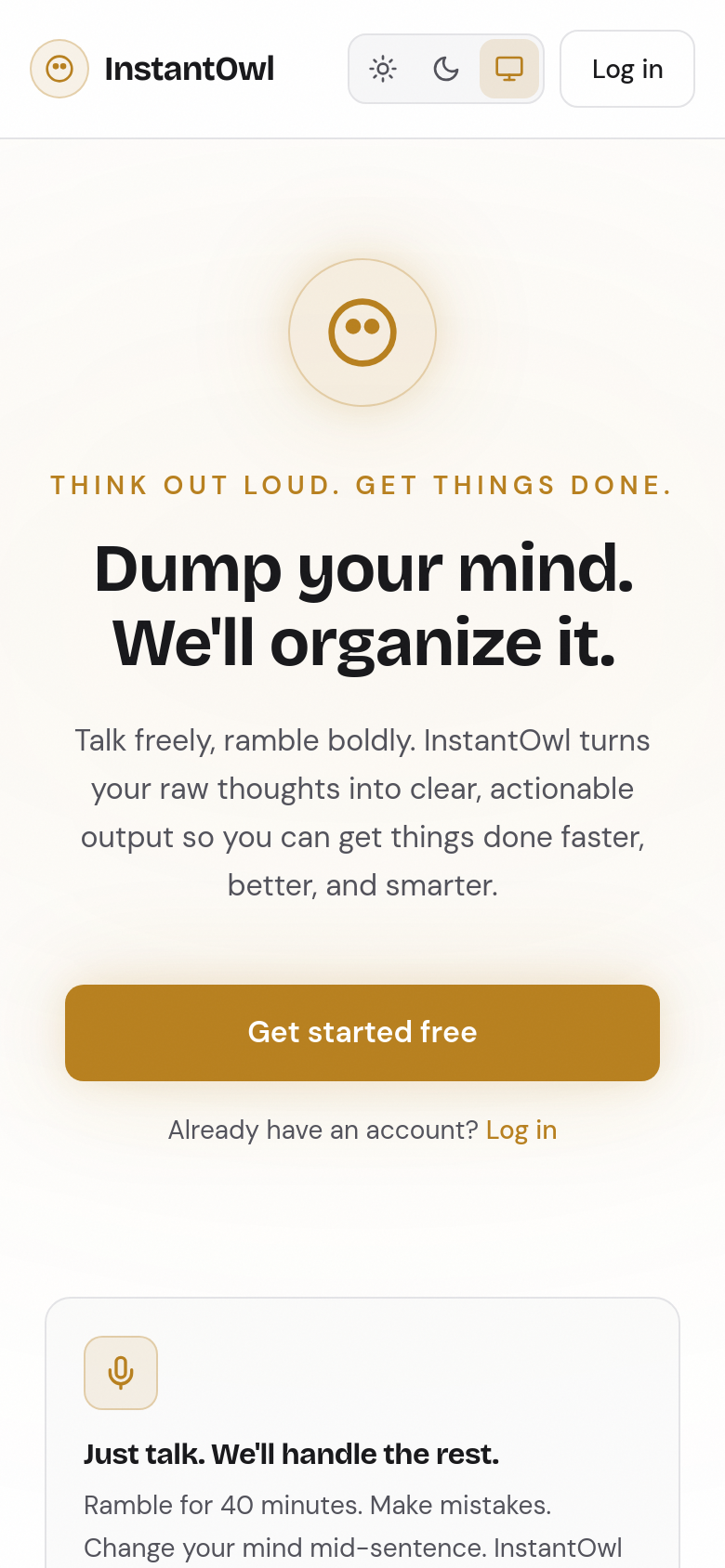 Homepage / Lander