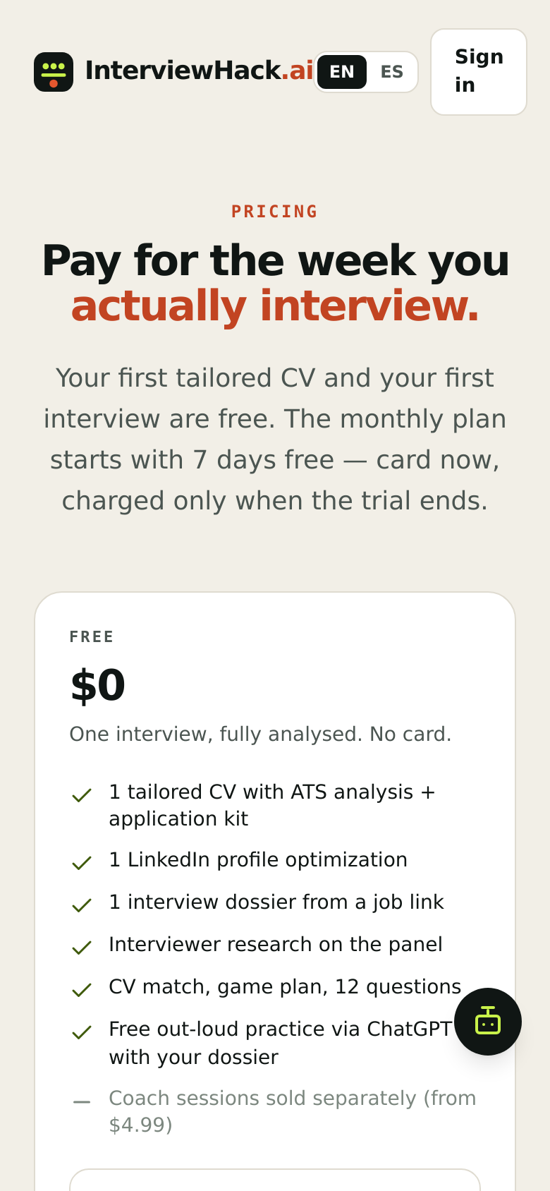 Pricing