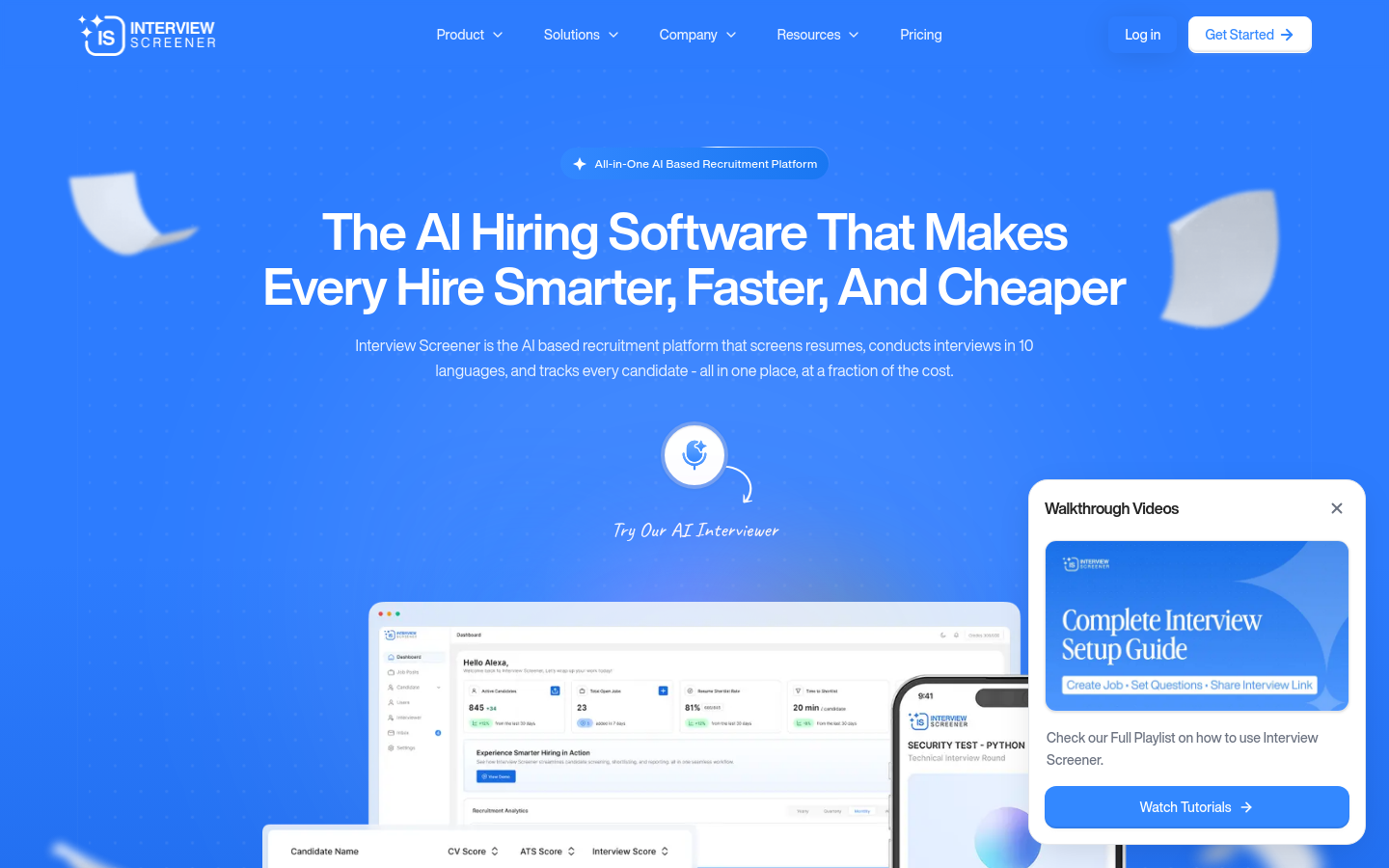 Captured Homepage / Lander