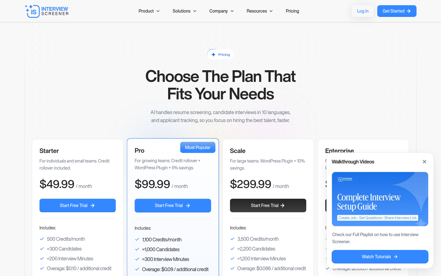 Pricing