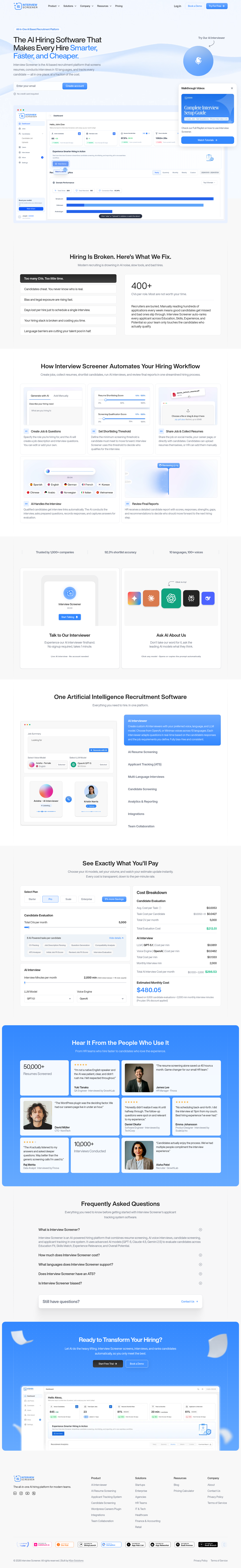 interviewscreener.com — The Objection-Handler