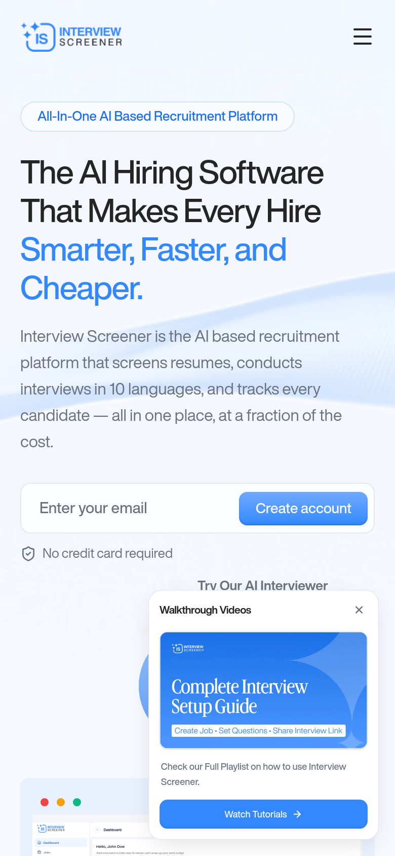 Homepage / Lander