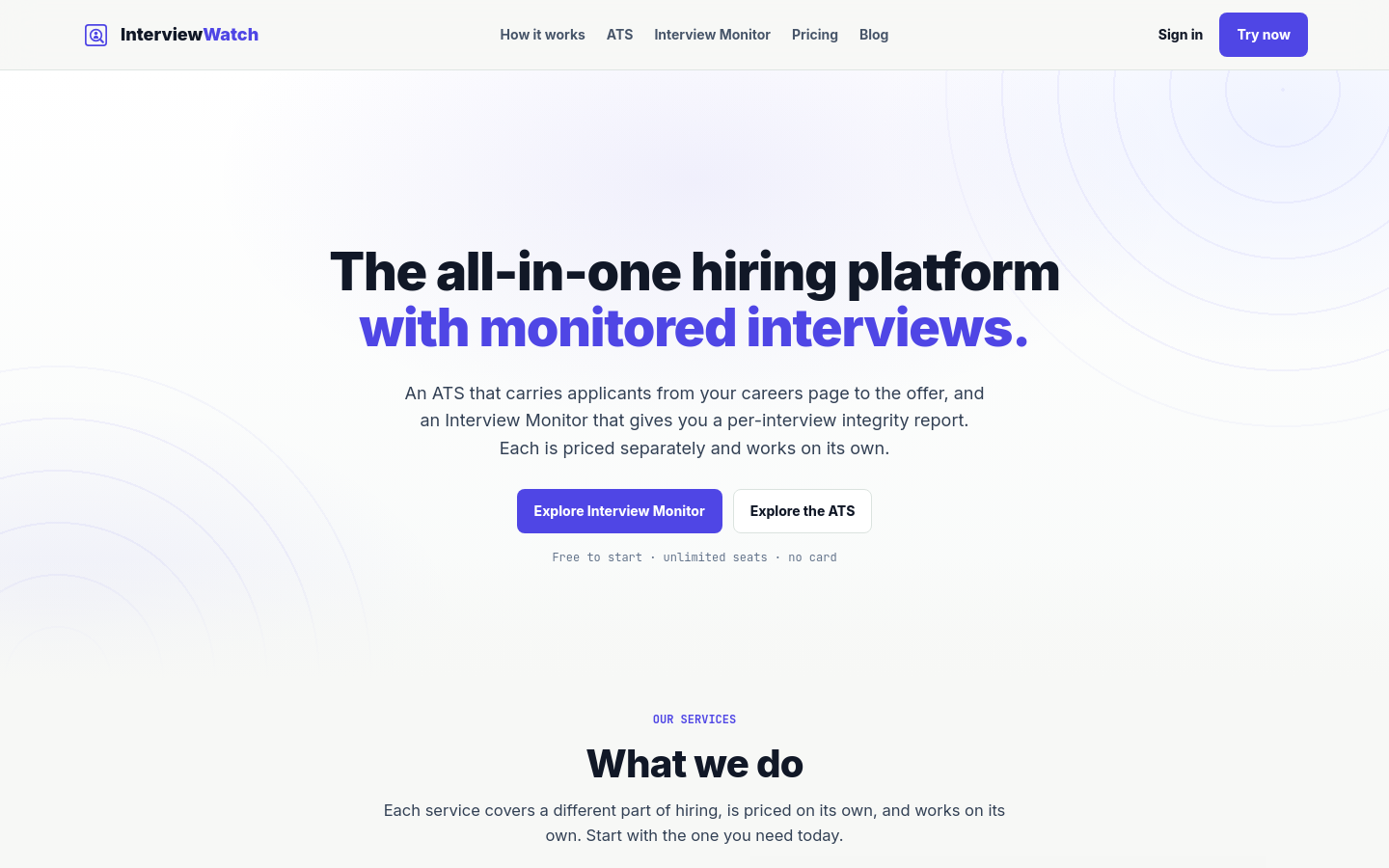 Captured Homepage / Lander