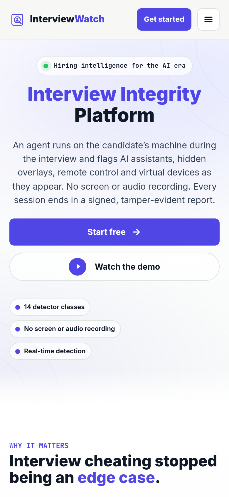 Homepage / Lander