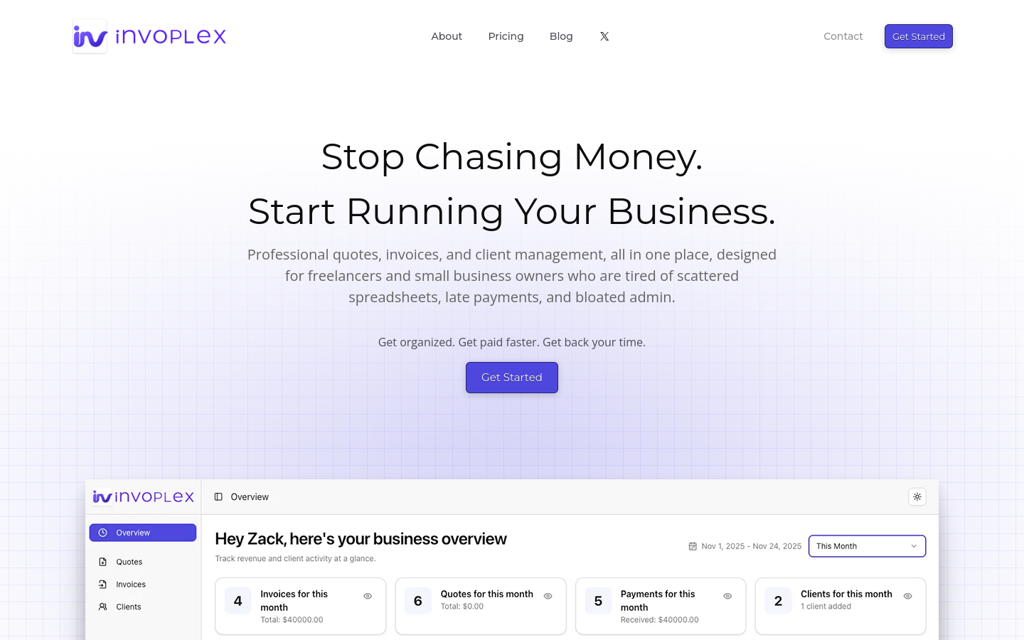 Captured Homepage / Lander