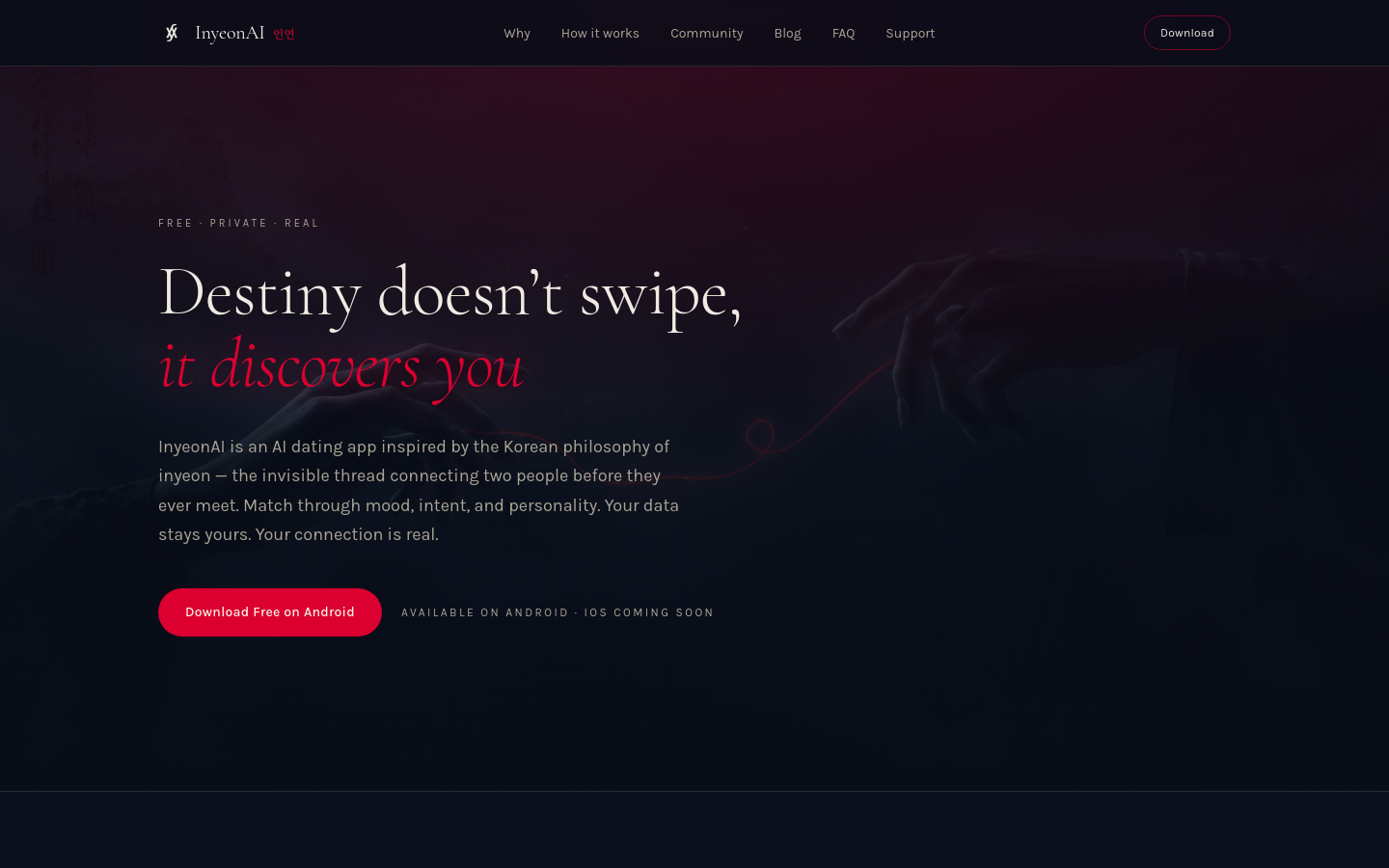 Captured Homepage / Lander