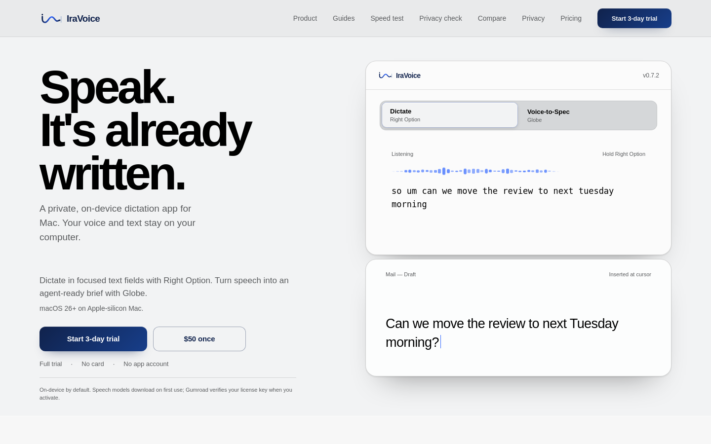 Captured Homepage / Lander