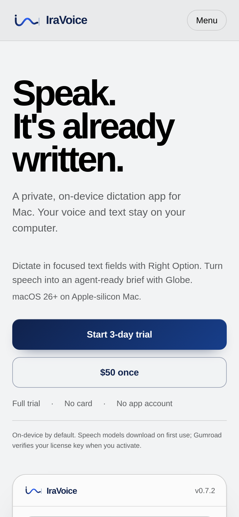 Homepage / Lander