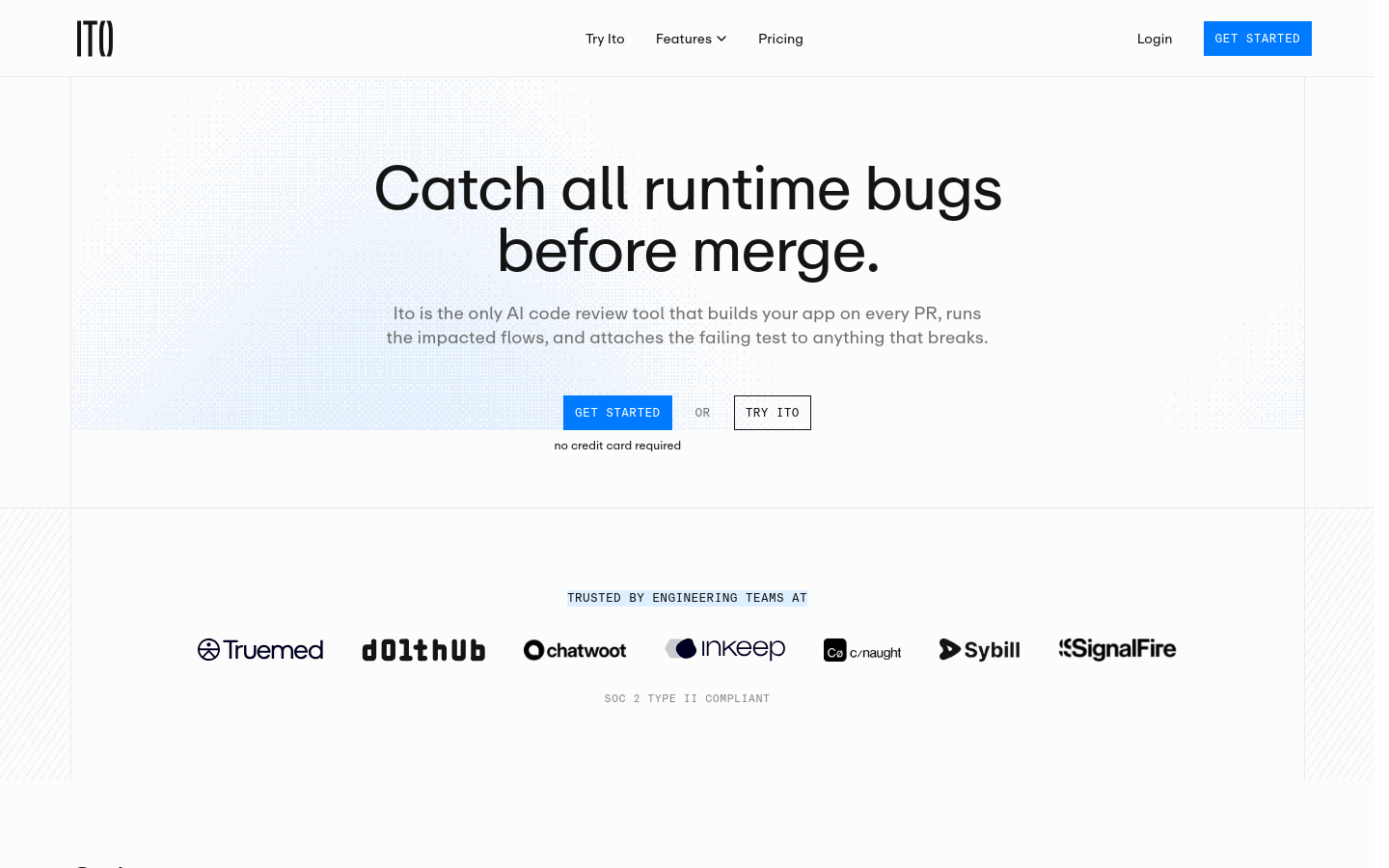 Captured Homepage / Lander