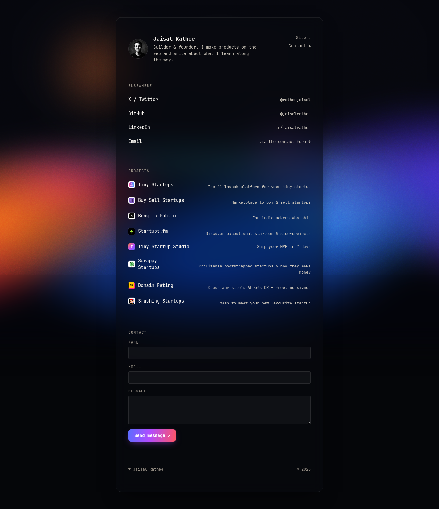 jaisal.co — 