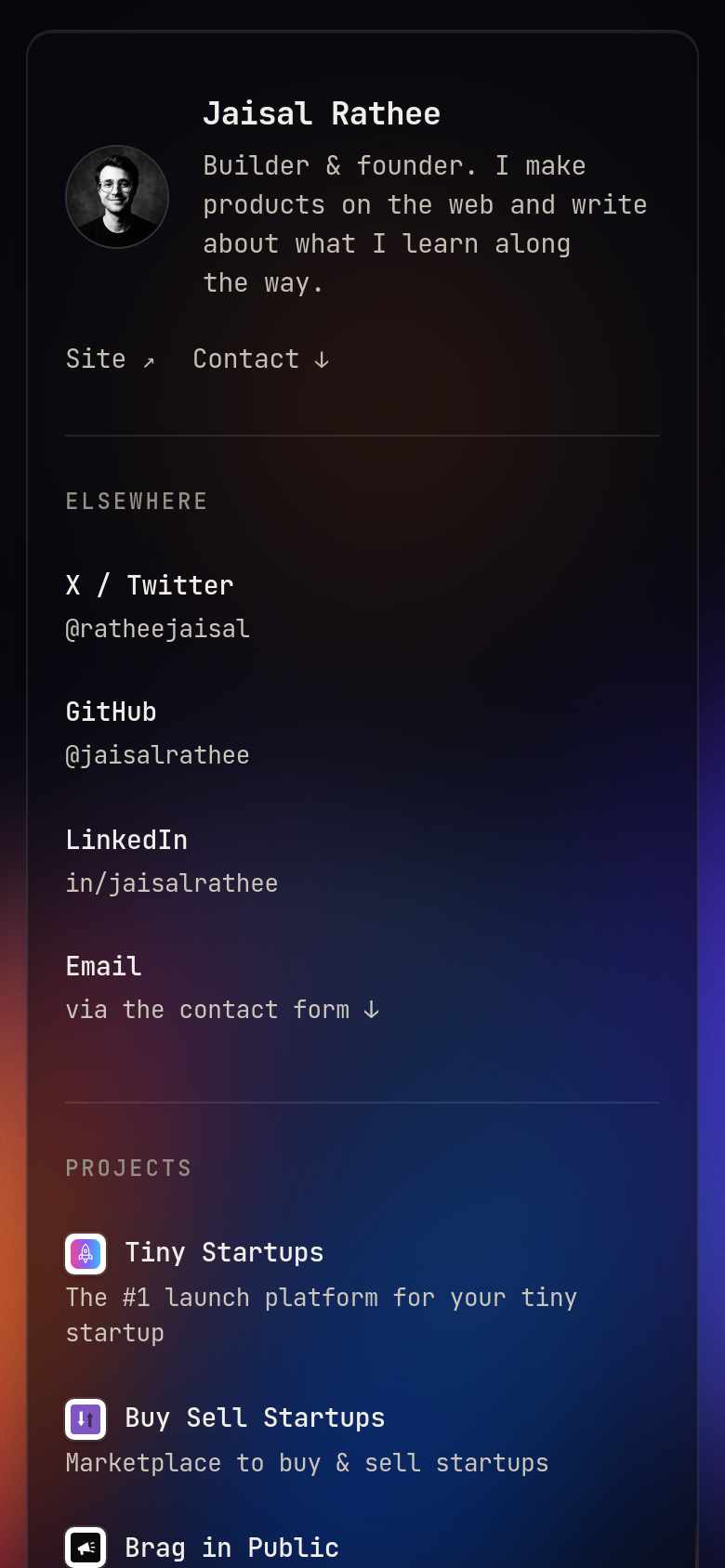 Homepage / Lander