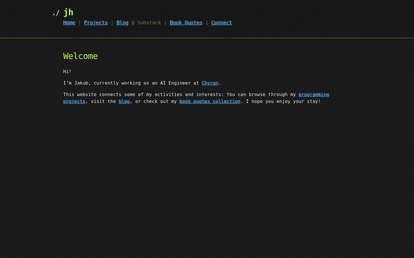 Captured Homepage / Lander