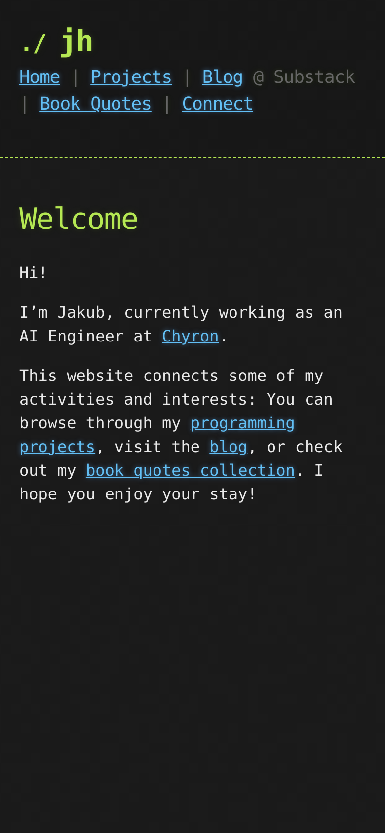 Homepage / Lander