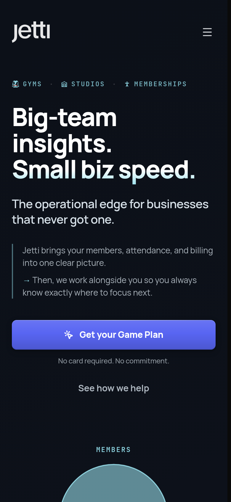 Homepage / Lander