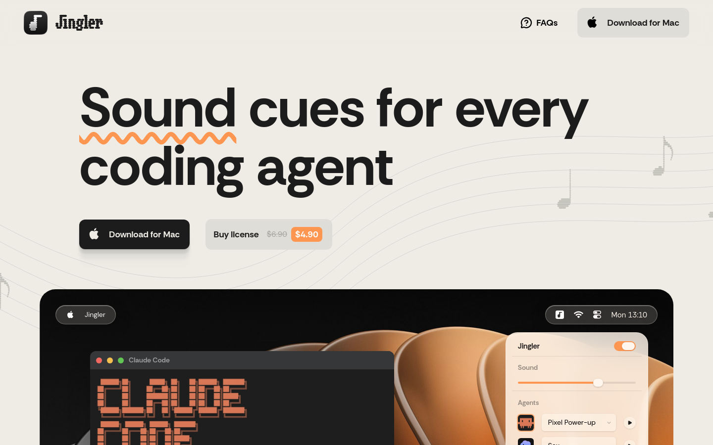 Captured Homepage / Lander
