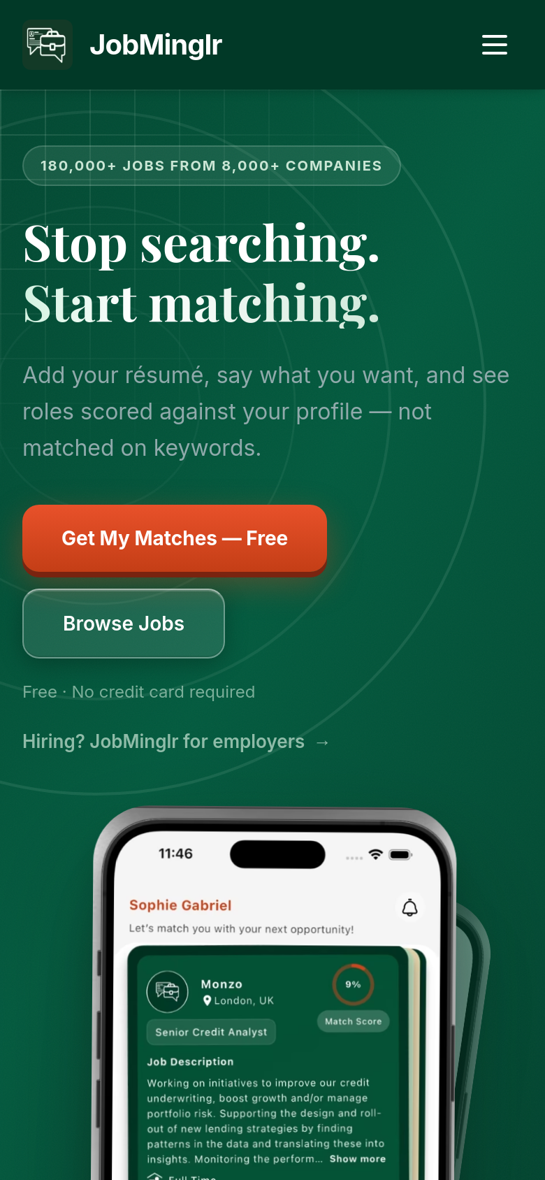 Homepage / Lander