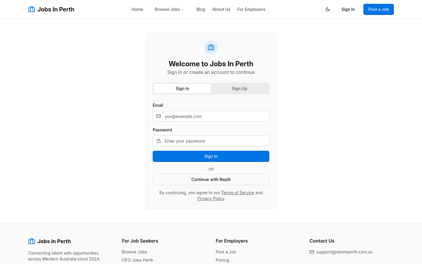 Signup