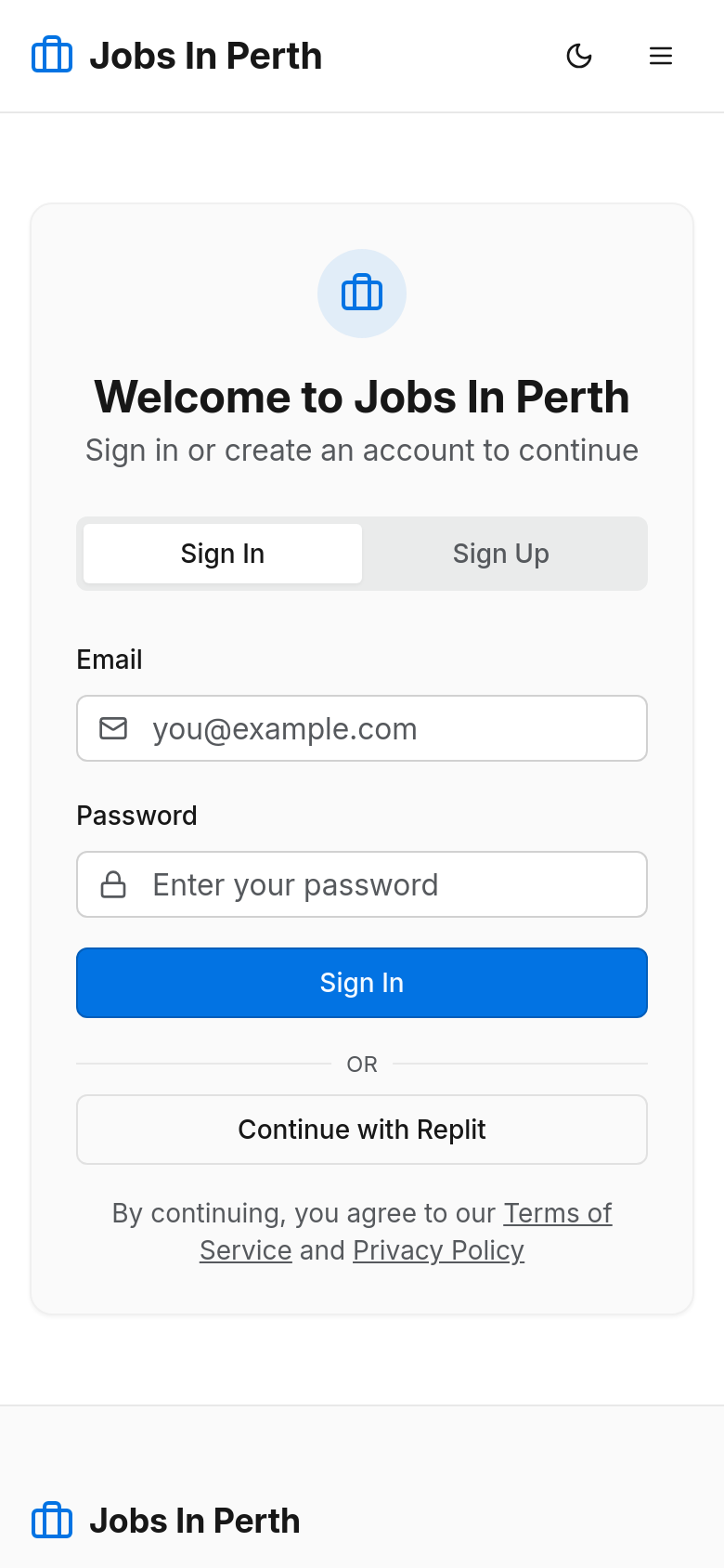 Signup