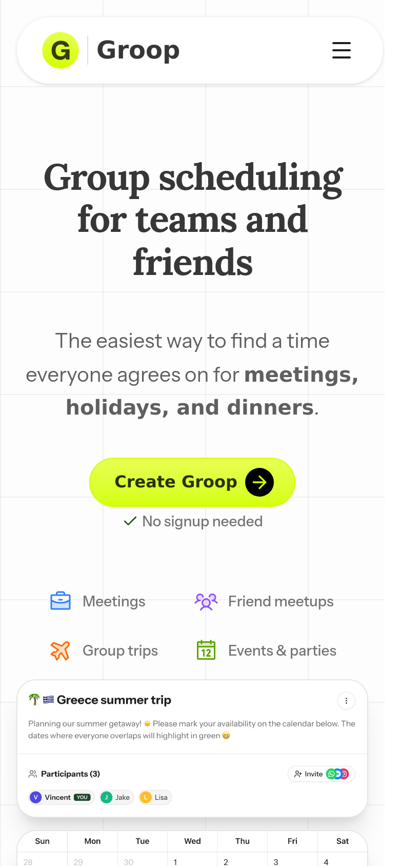 Homepage / Lander