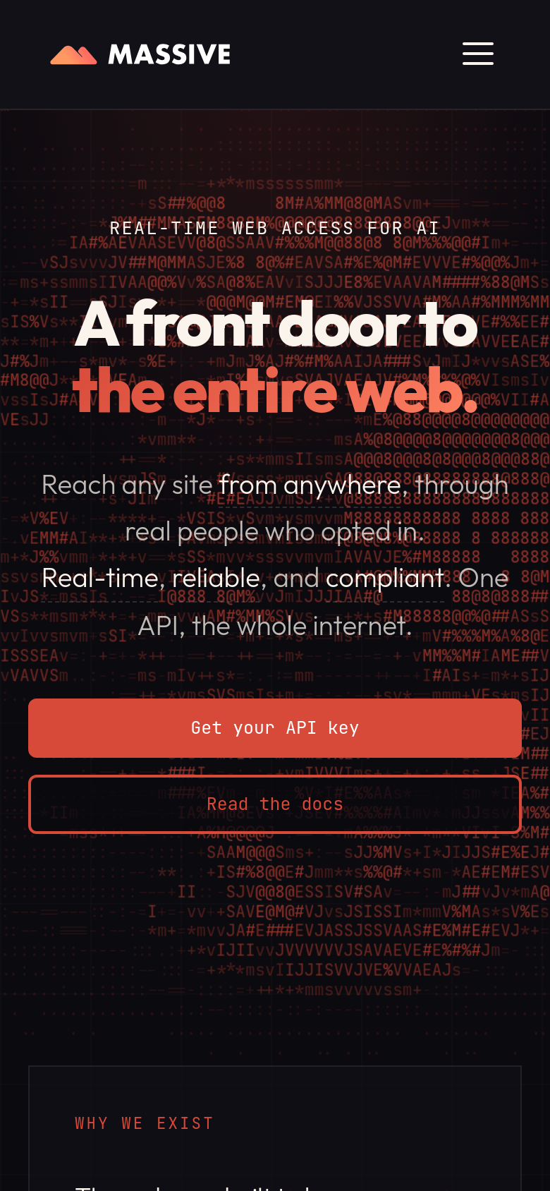 Homepage / Lander