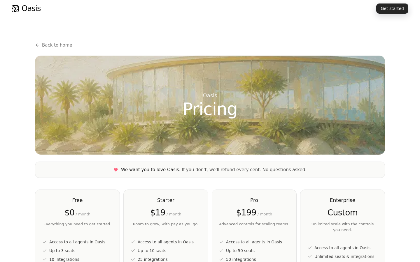 Pricing