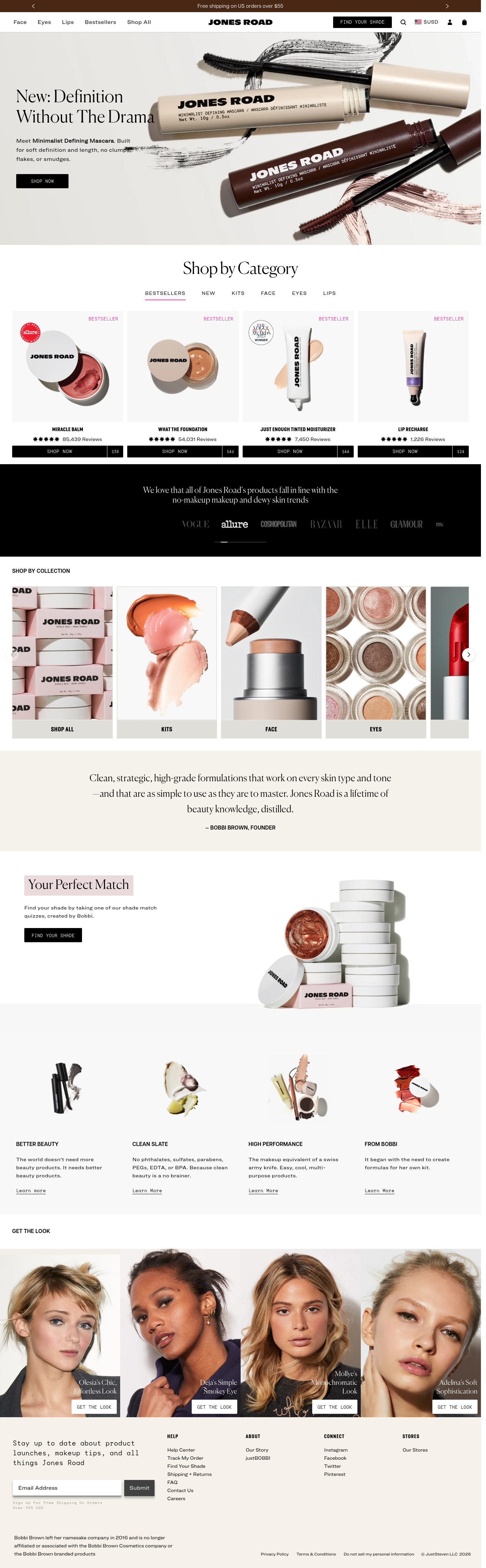 jonesroadbeauty.com — The Trust Wall