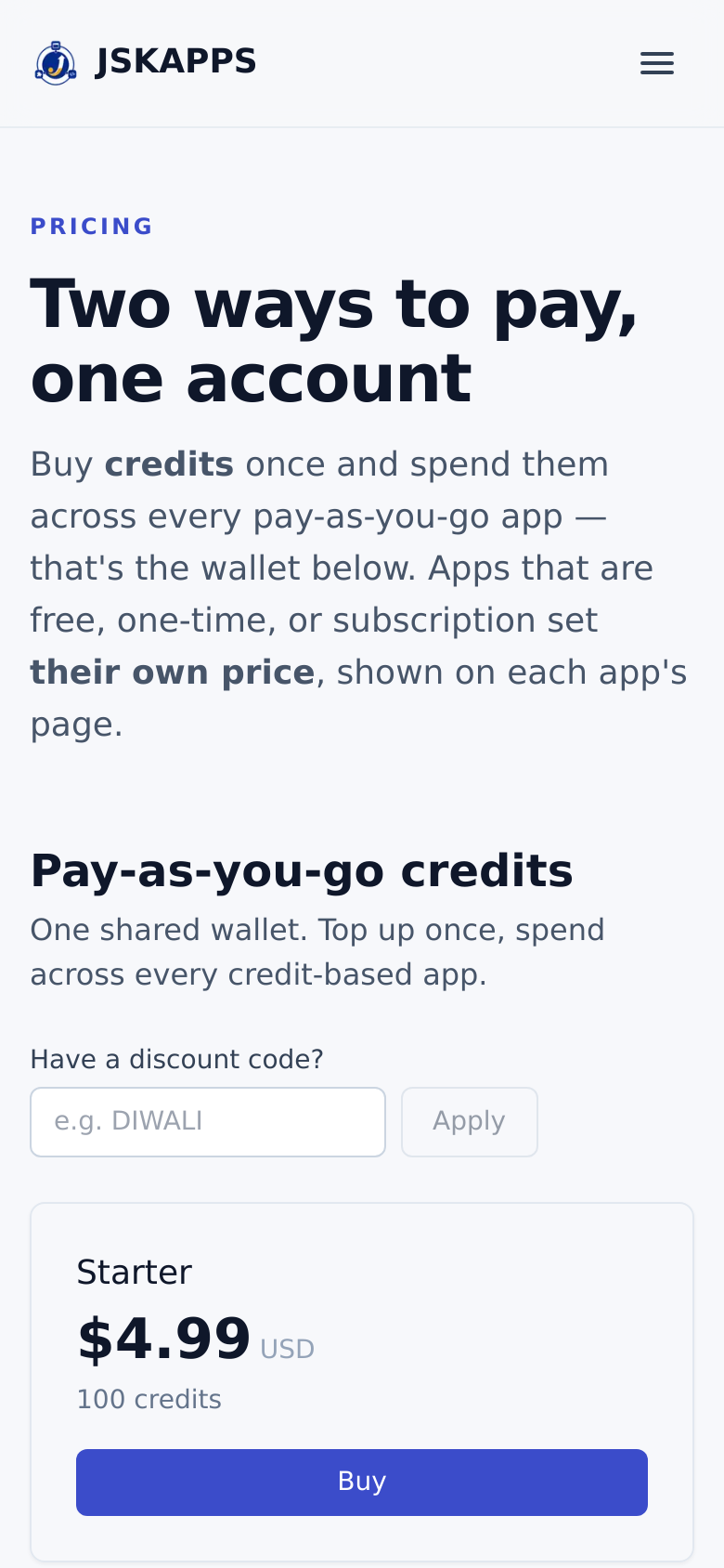 Pricing