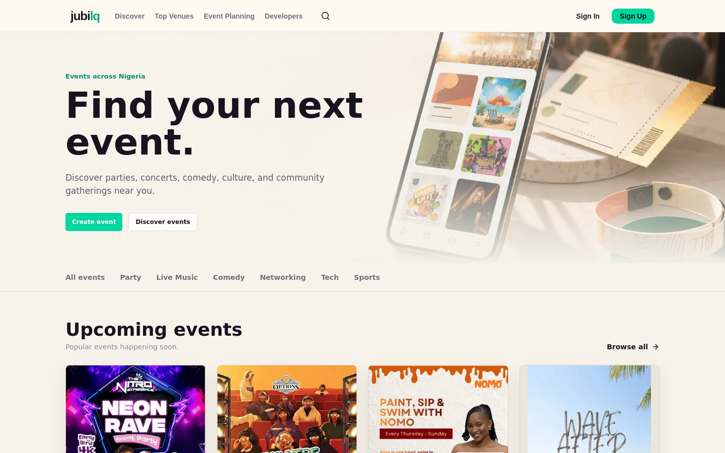 Captured Homepage / Lander
