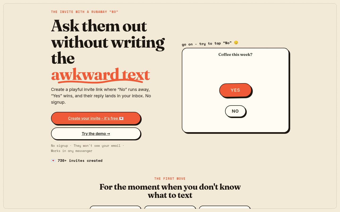 Captured Homepage / Lander