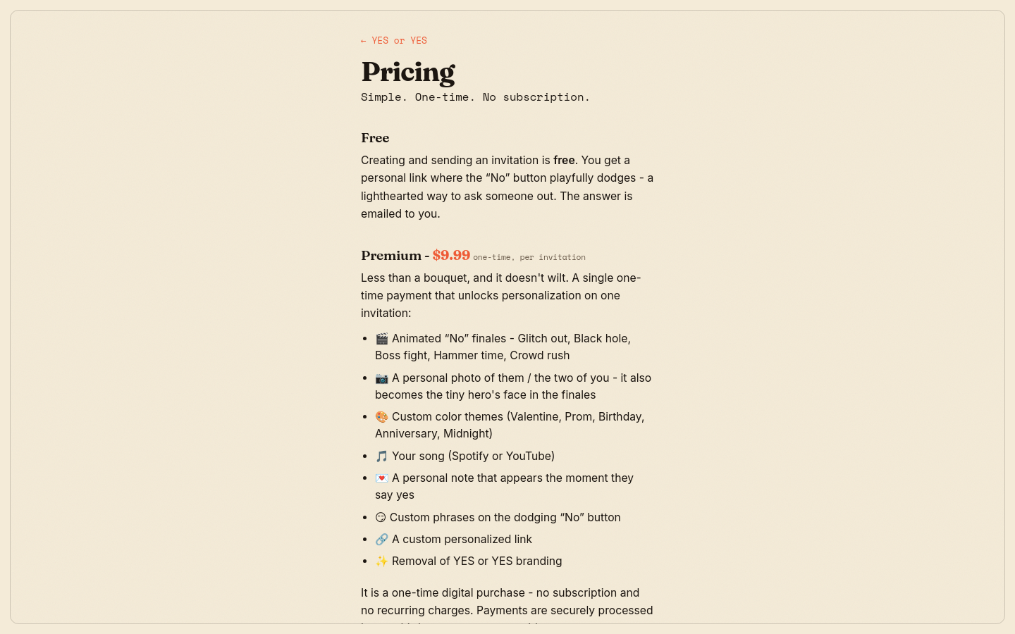 Pricing
