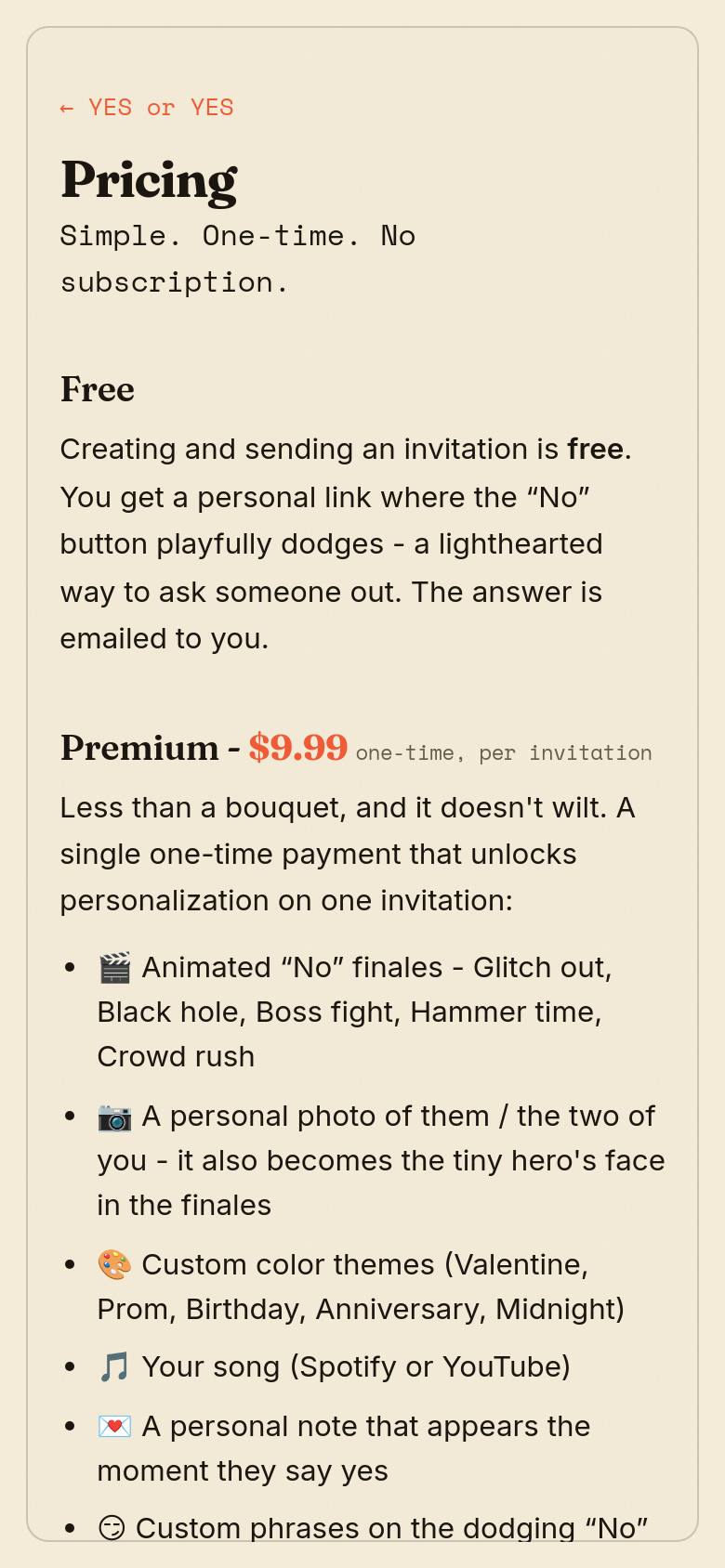 Pricing