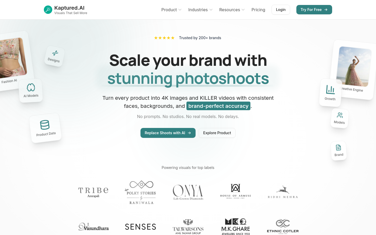 Captured Homepage / Lander