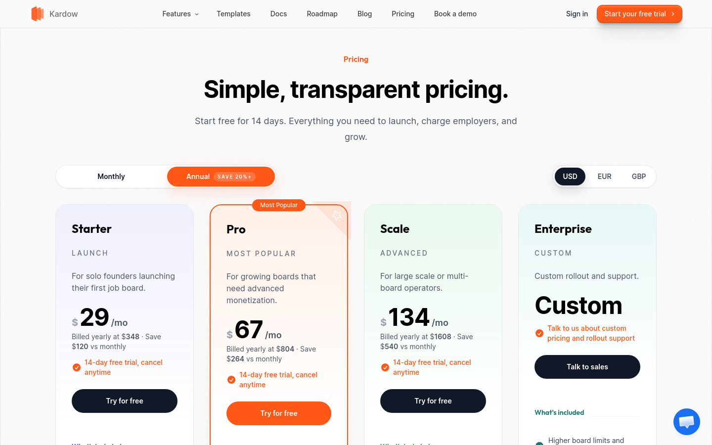 Pricing