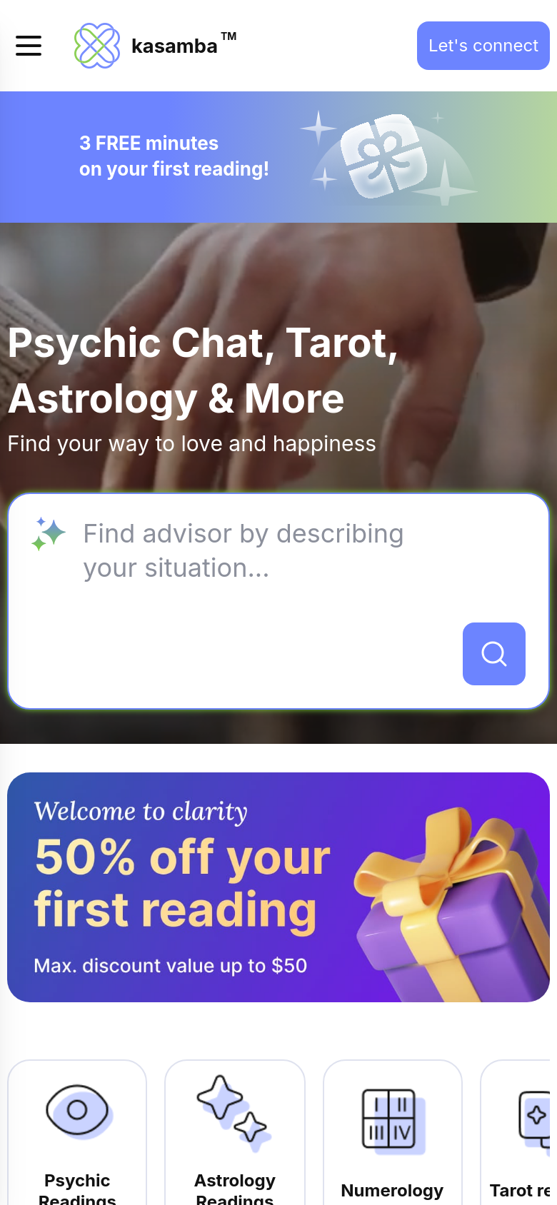 Homepage / Lander