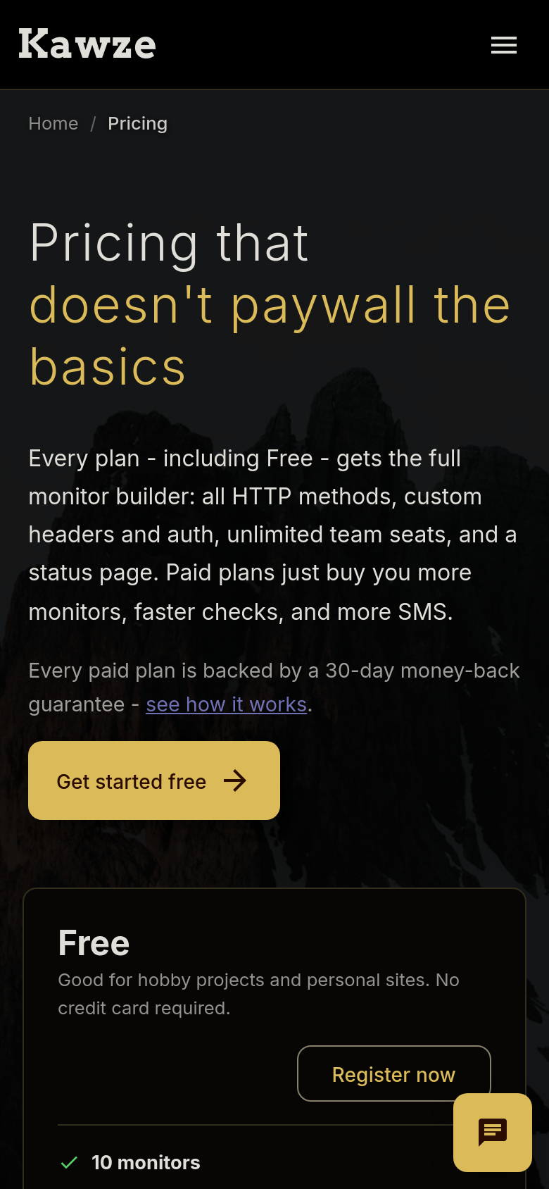 Pricing
