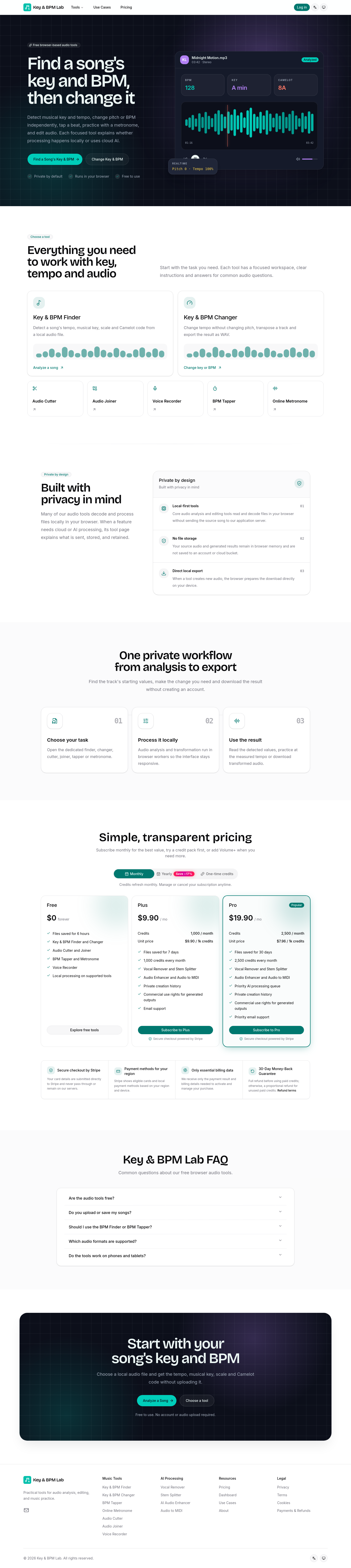 keybpmlab.com — The Pricing Page