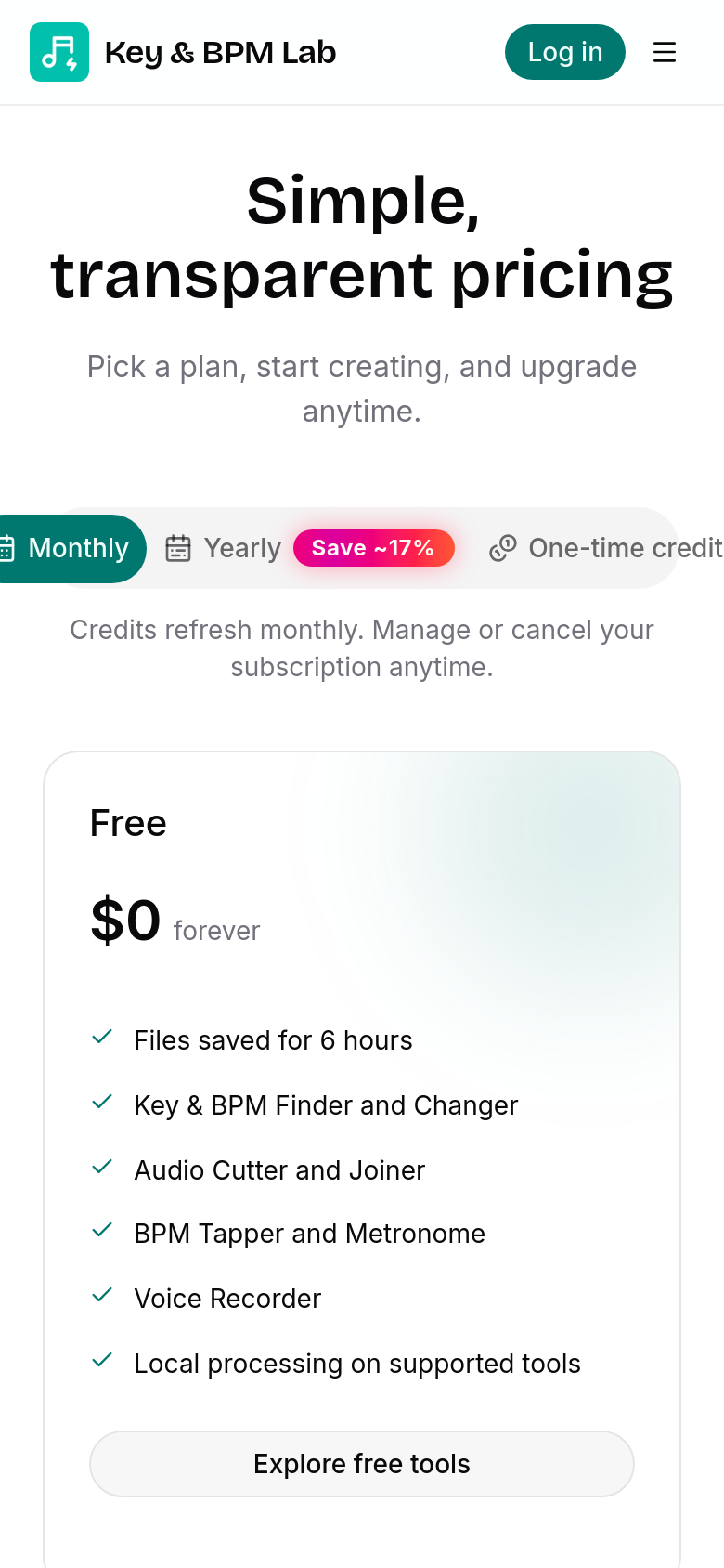 Pricing