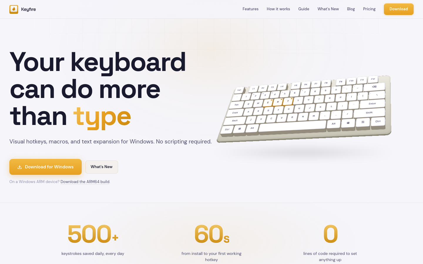 Captured Homepage / Lander