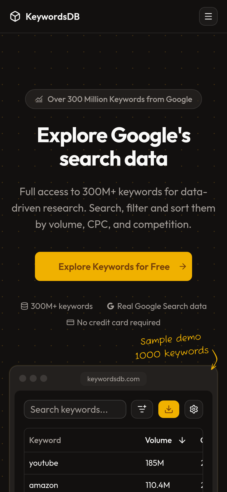 Homepage / Lander