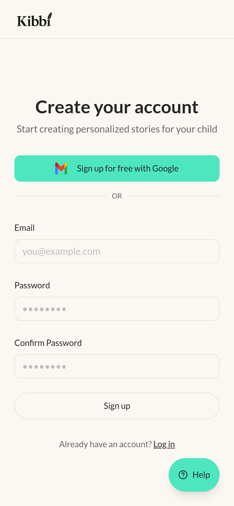 Signup
