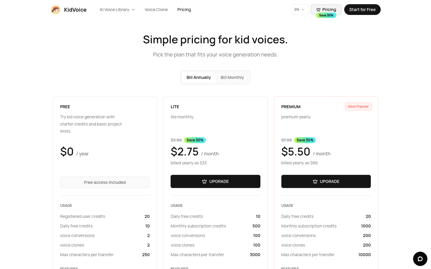 Pricing