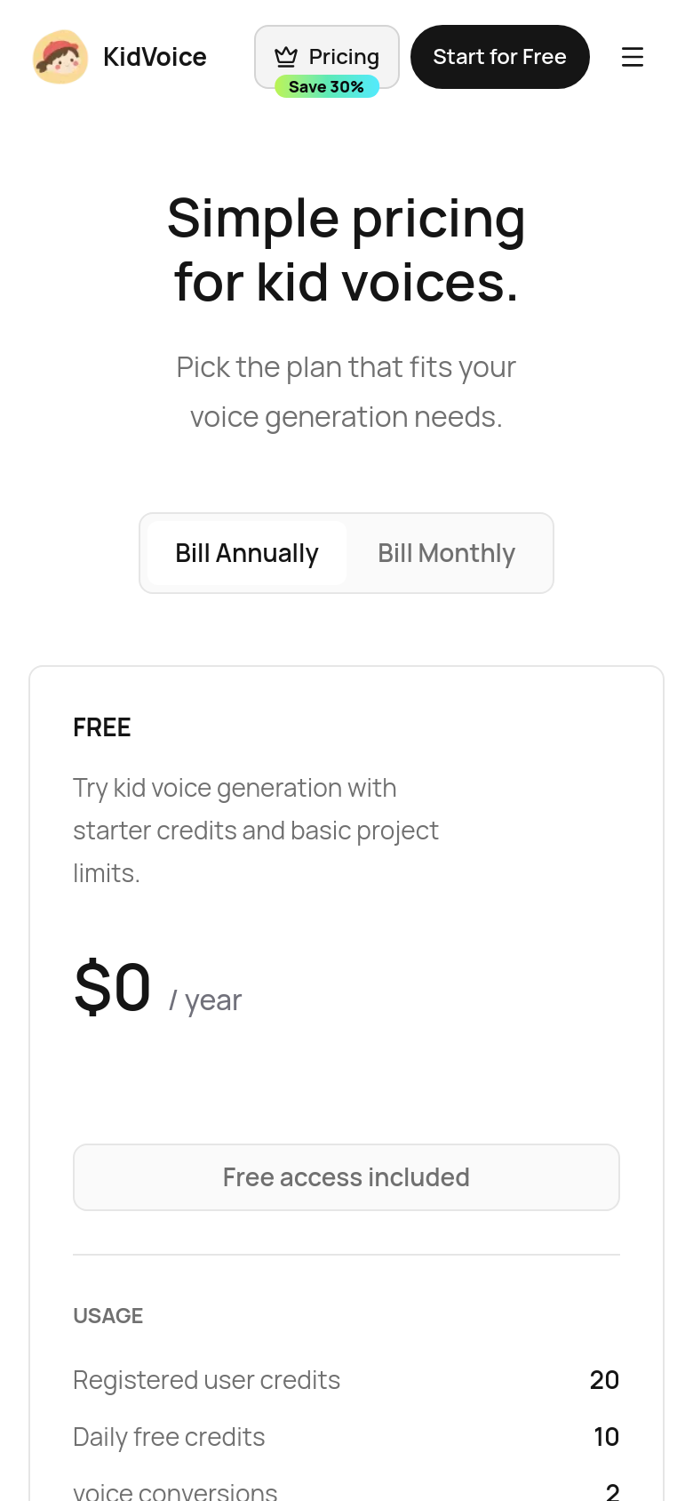 Pricing