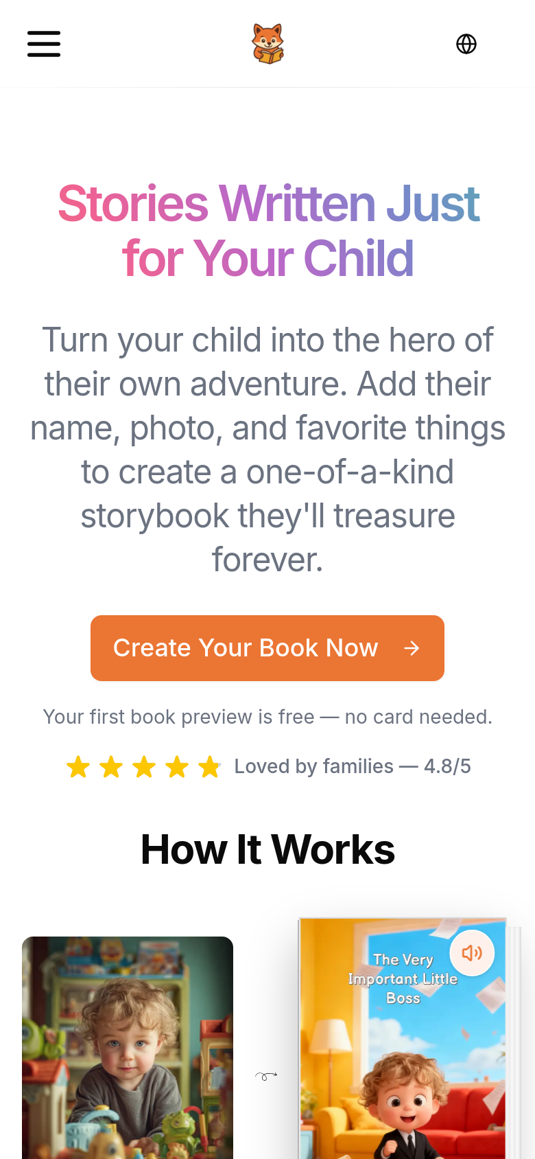 Homepage / Lander