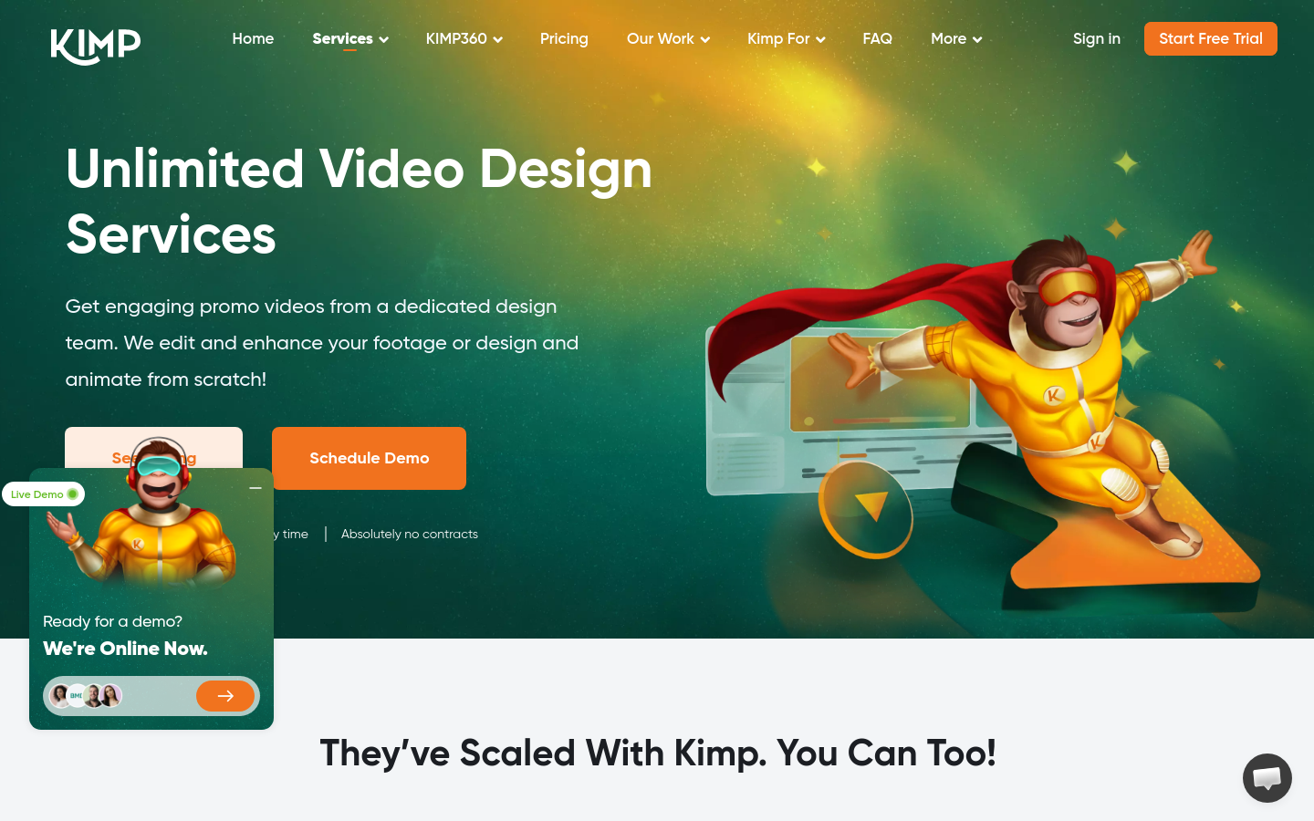 Captured Video Design Services