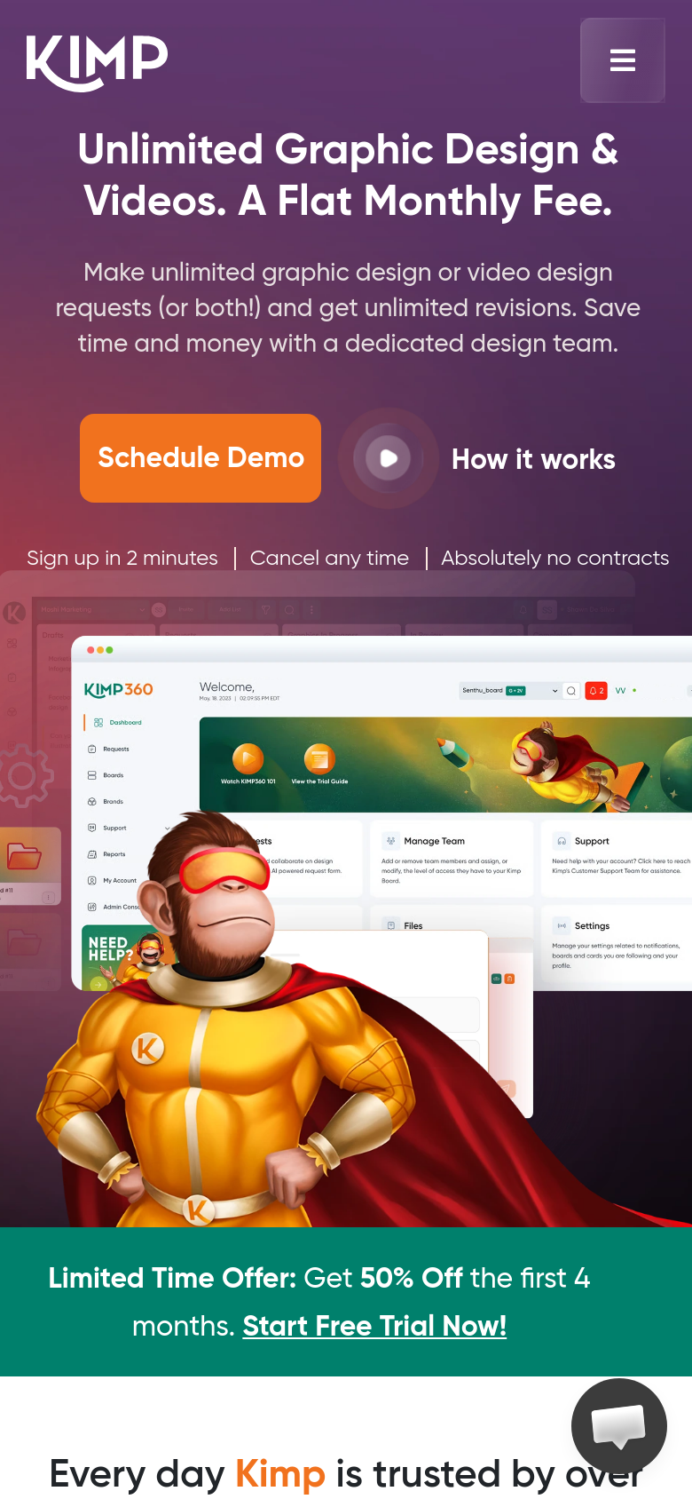 Homepage / Lander