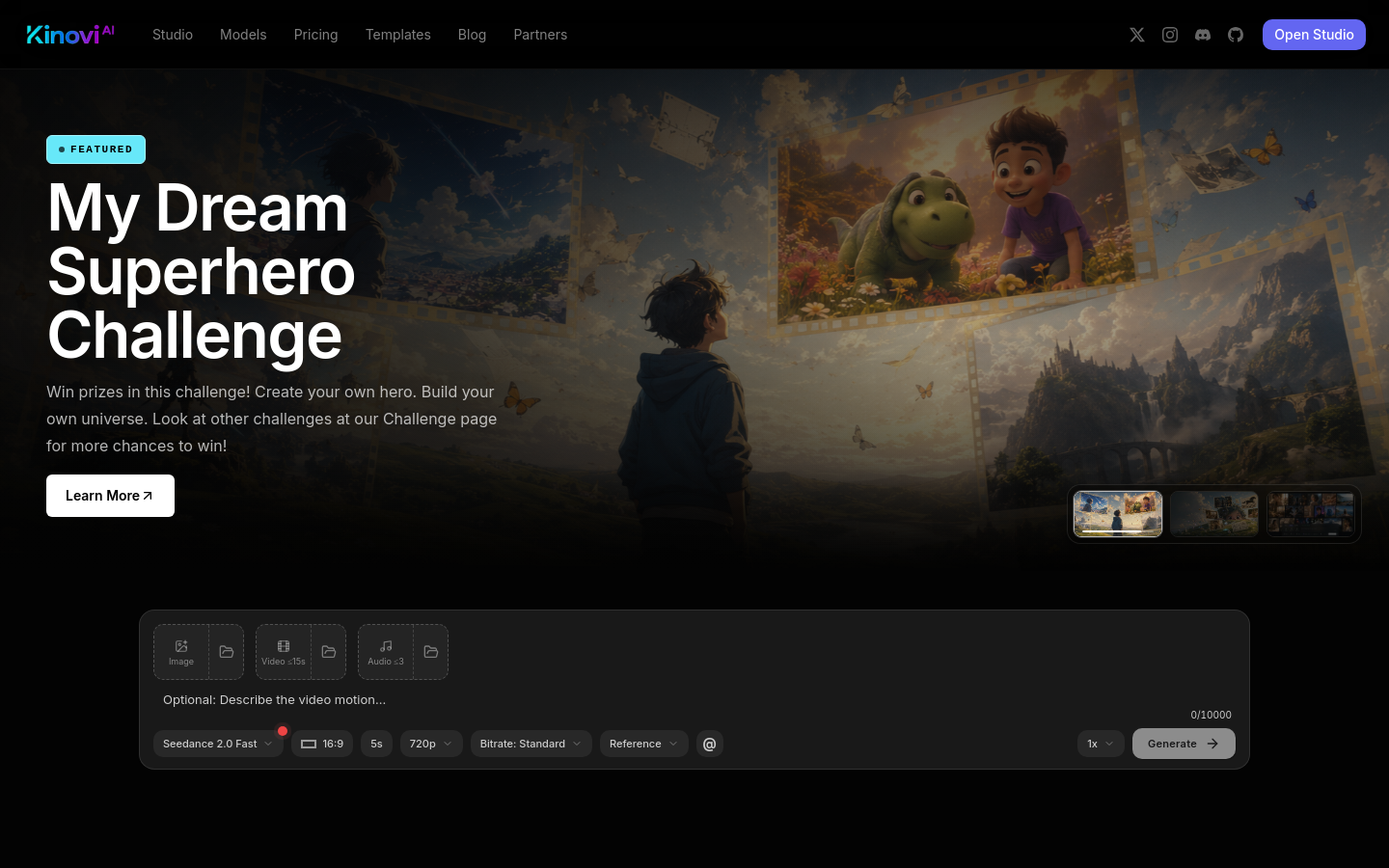 Captured Homepage / Lander