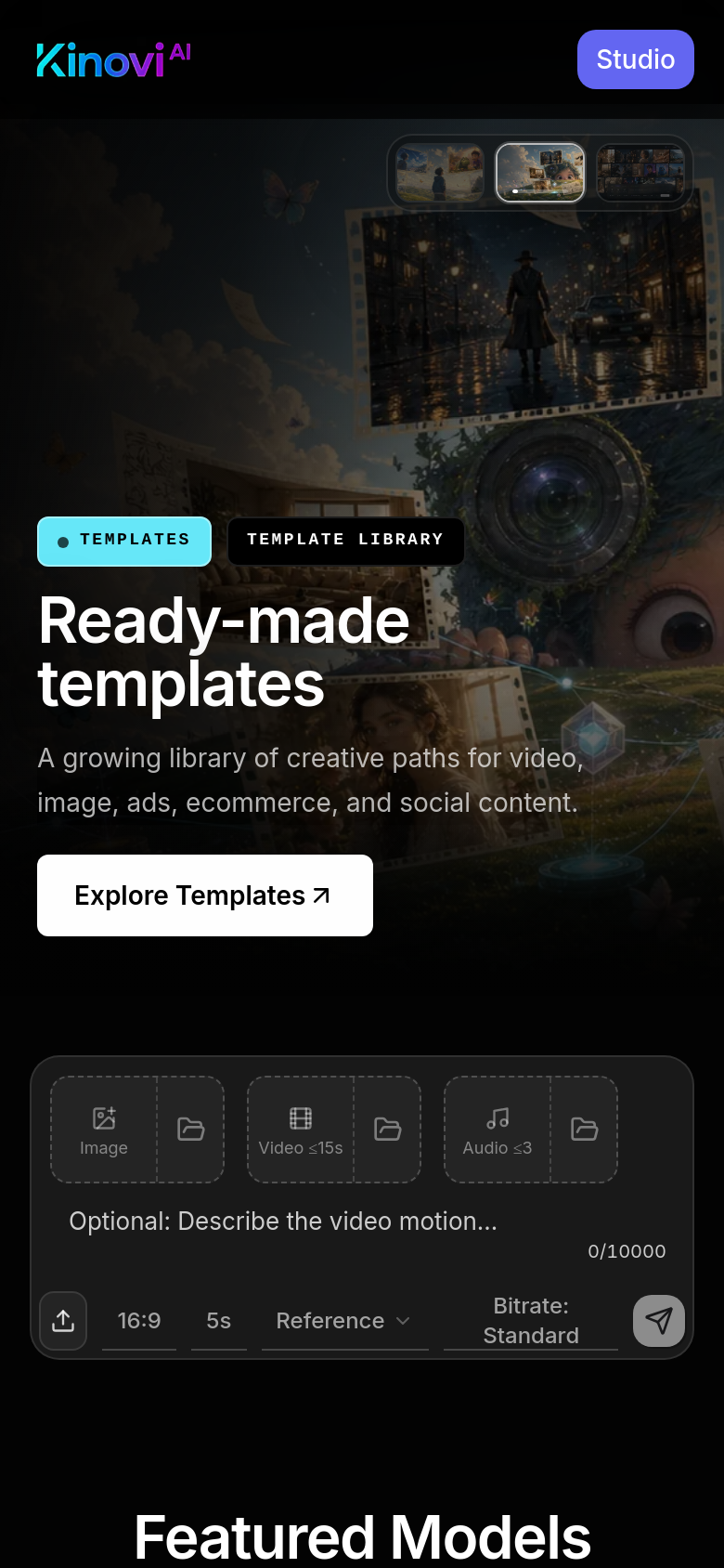 Homepage / Lander