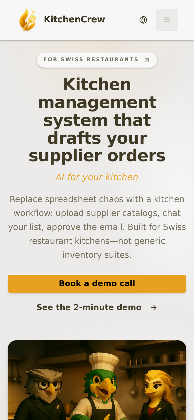 Homepage / Lander