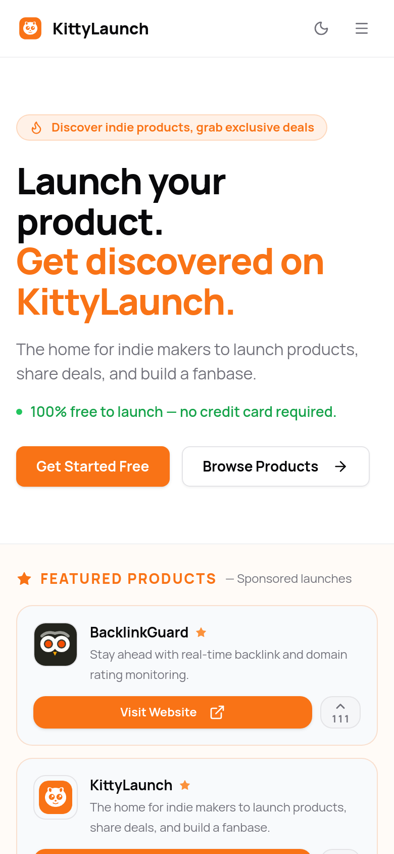 Homepage / Lander
