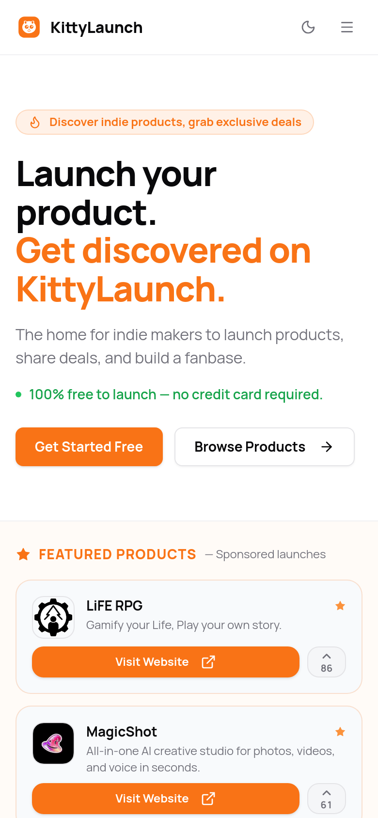 Homepage / Lander
